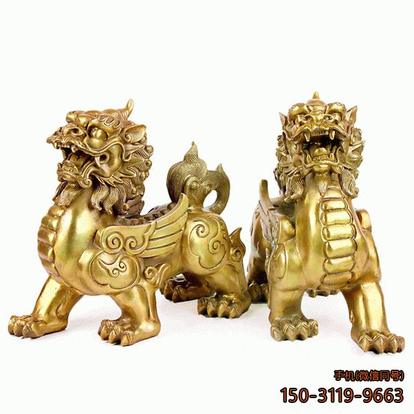 招財進(jìn)寶貔貅_企業(yè)八方進(jìn)財鎏金神獸雕塑