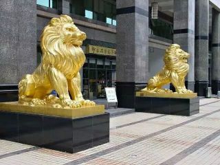 銅雕獅子怎么擺放？