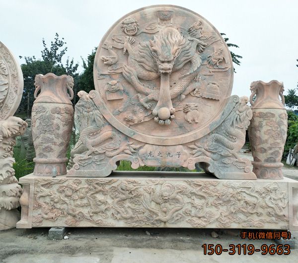浮雕龍頭景觀_公園廣場(chǎng)景觀擺件