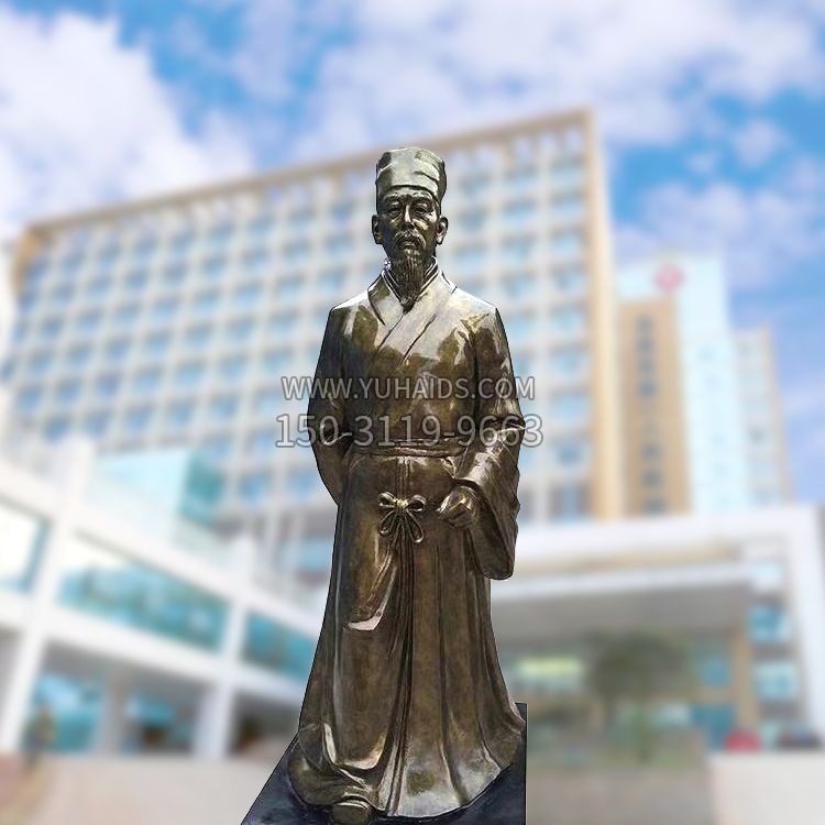 李時珍仿銅雕塑-醫(yī)院醫(yī)學(xué)院歷史名人古代著名人物雕像 李時珍仿銅雕塑-醫(yī)院醫(yī)學(xué)院歷史名人古代著名人物雕像