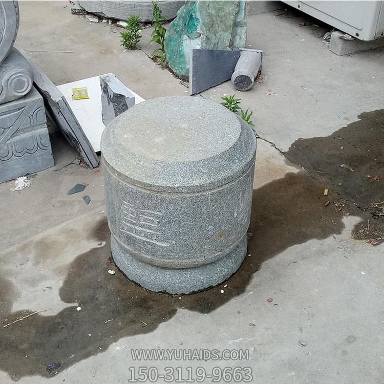 大理石花崗巖雕刻庭院戶(hù)外圓形石凳雕塑