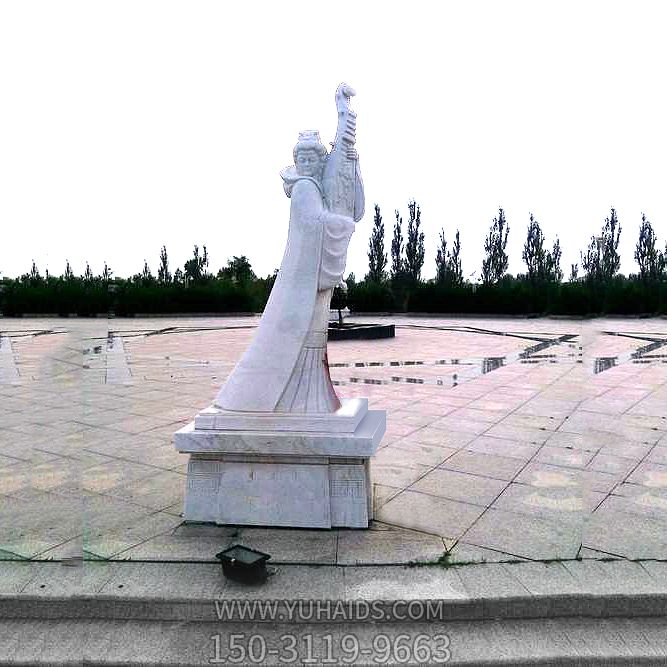 廣場(chǎng)中國(guó)古代四大美女之王昭君石雕雕塑