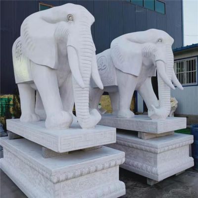 大理石雕戶(hù)外園林大型招財(cái)動(dòng)物大型
