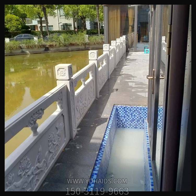 大理石石雕戶(hù)外園林景觀護(hù)欄雕塑
