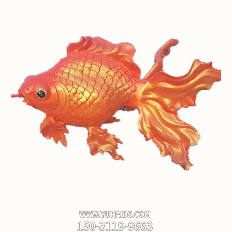 室內(nèi)玻璃鋼仿真鯉魚(yú)雕塑擺件