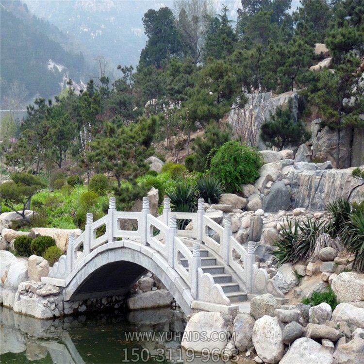 戶(hù)外石雕拱橋大理石園林景區(qū)擺件雕塑