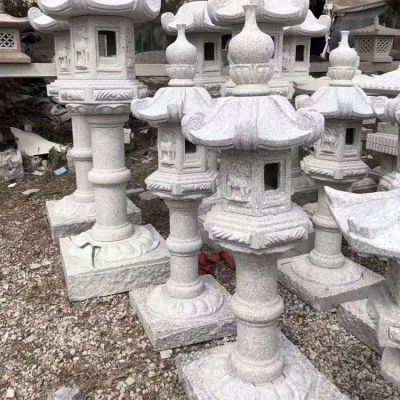 花崗巖石雕燈，中國傳統(tǒng)古建照明燈籠