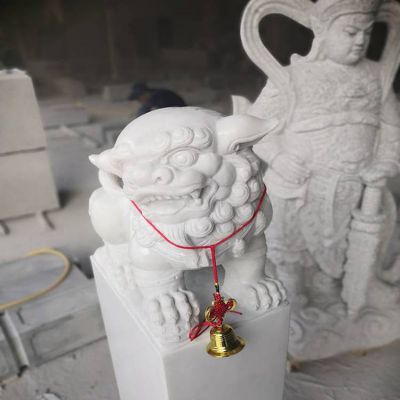 大型戶(hù)外園林景觀鎮(zhèn)宅招財(cái)石獅子雕塑