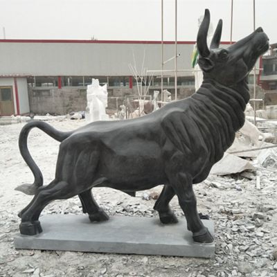 工廠(chǎng)大型銅雕動(dòng)物景觀(guān)牛