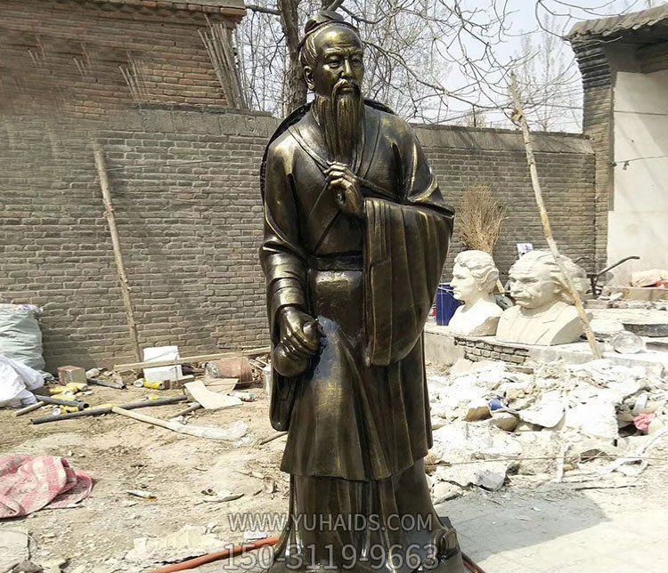 廣場銅雕名醫(yī)人物華佗雕塑 廣場銅雕名醫(yī)人物華佗雕塑