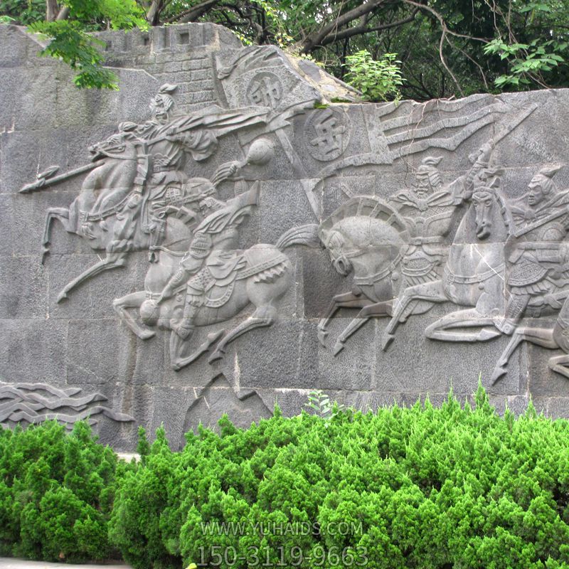 公園景區(qū)歷史名人石雕壁畫(huà)雕塑