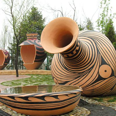 玻璃鋼創(chuàng)意瓶子，休閑公園景觀雕塑