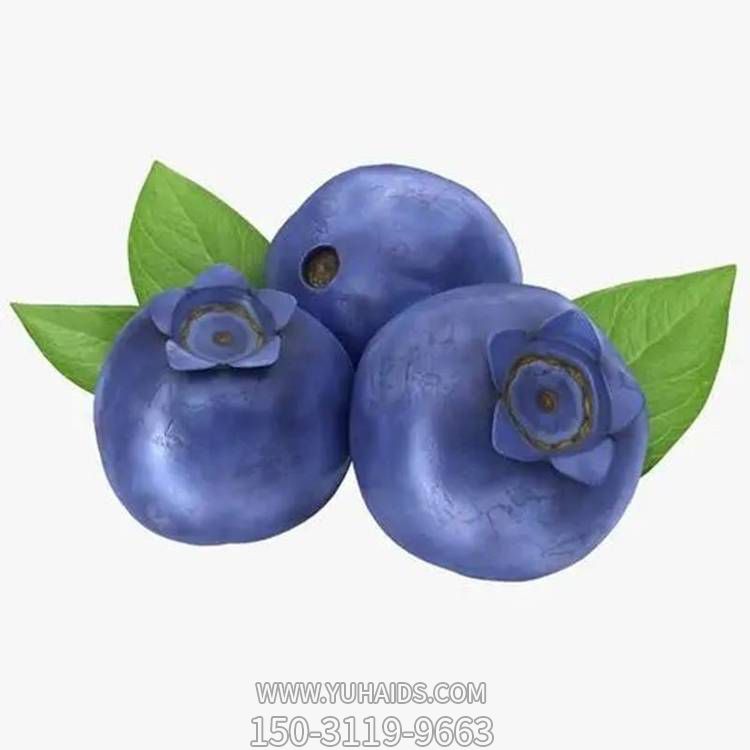 藍(lán)莓，玻璃鋼仿真果蔬雕塑