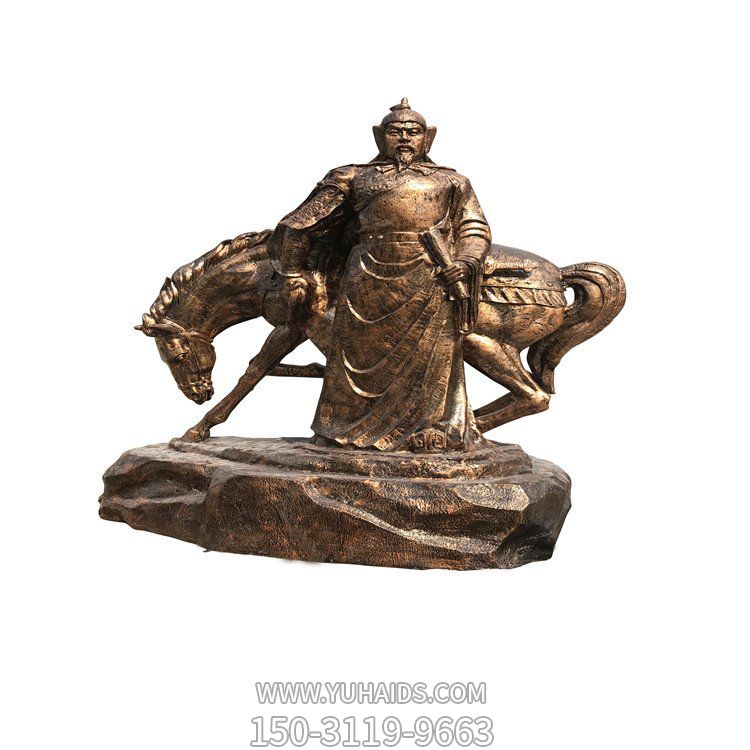 銅雕古代將軍戰(zhàn)士人物景觀(guān)雕塑