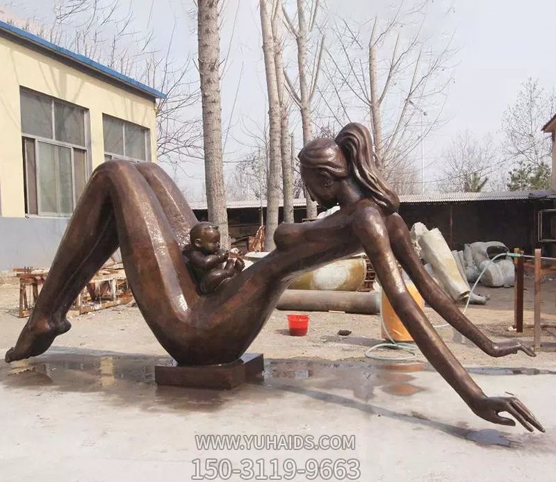 母愛(ài)公園景觀銅雕景區(qū)大型裝飾品擺件親情雕塑