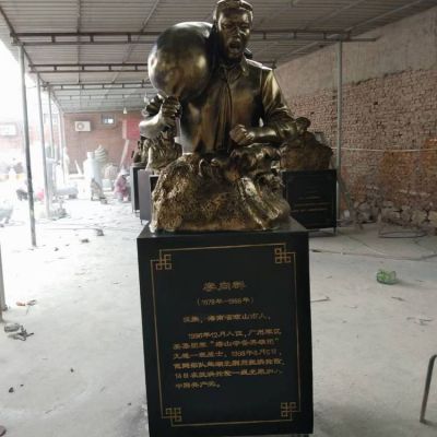 公園景區(qū)銅雕李向群戶(hù)外景觀擺件