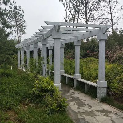 大理石花架，公園過(guò)道花架子