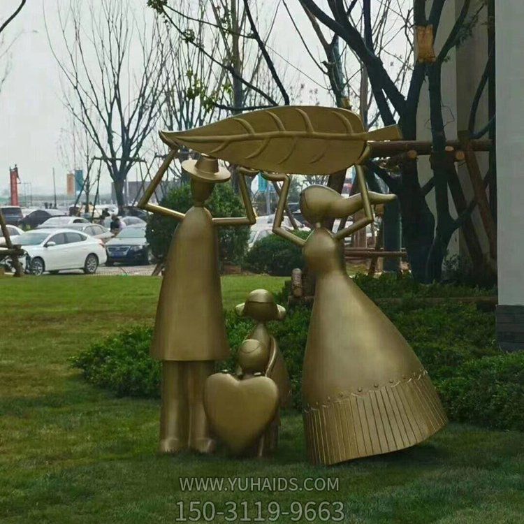 戶(hù)外園林不銹鋼抽象人物景觀(guān)雕塑