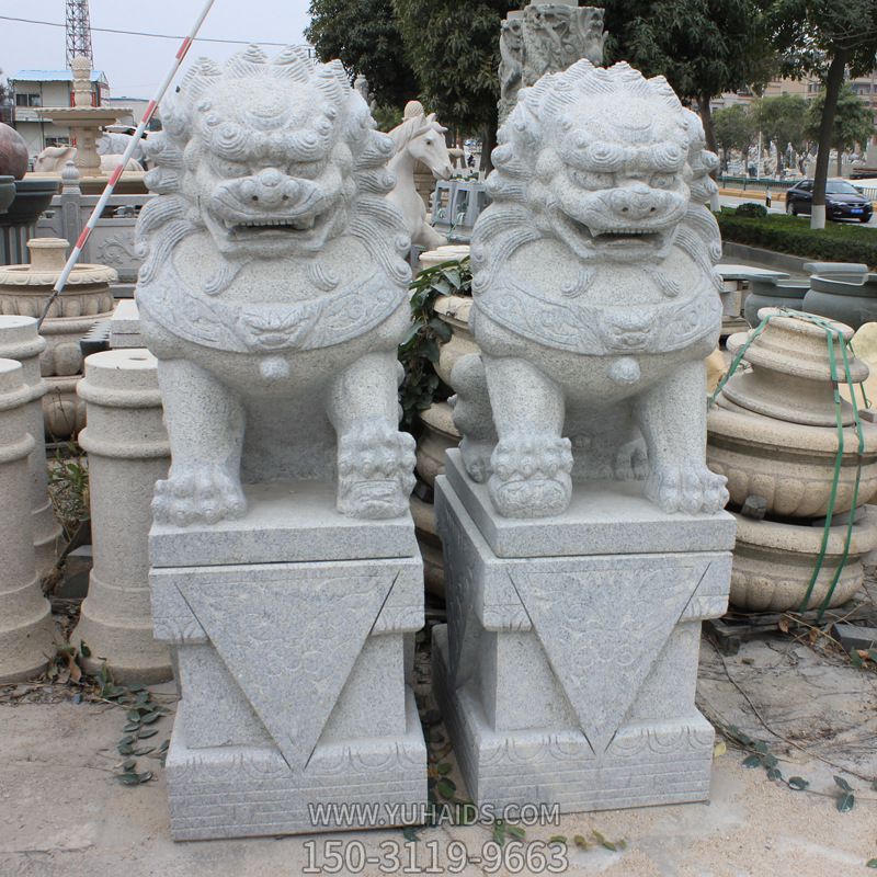 景區(qū)祠堂創(chuàng)意大理石獅子雕塑 景區(qū)祠堂創(chuàng)意大理石獅子雕塑