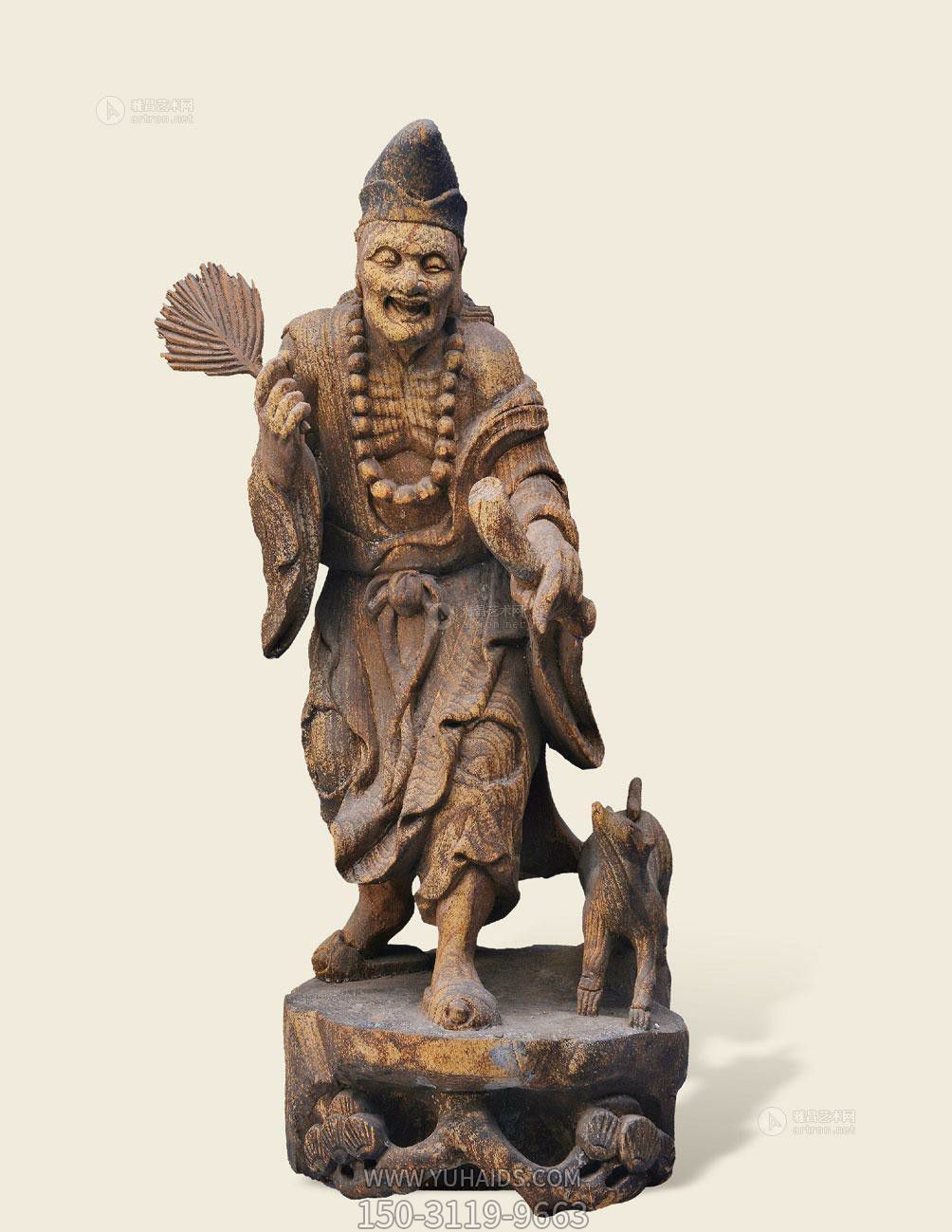 戶(hù)外不銹鋼仿銅神話(huà)人物濟(jì)公雕塑 戶(hù)外不銹鋼仿銅神話(huà)人物濟(jì)公雕塑